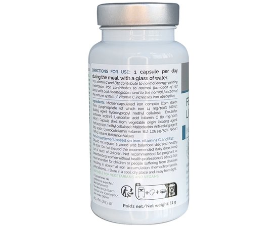 Добавка харчова Залізо Biocyte Fe Fer, 30gel caps, фото _ab__is.image_number.default