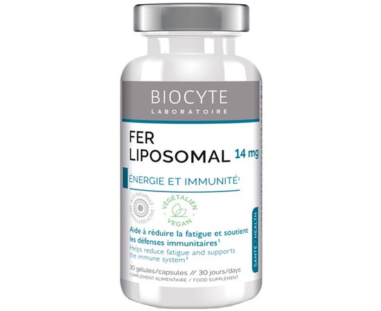 Добавка харчова Залізо Biocyte Fe Fer, 30gel caps, фото 