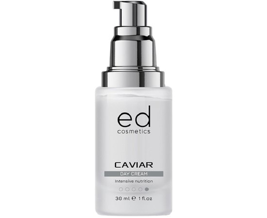 Денний крем для обличчя з екстрактом чорної ікри ED Cosmetics Caviar Day Cream, 30 ml, фото 