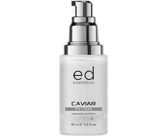 Крем під очі з екстрактом чорної ікри ED Cosmetics Caviar Eye Cream, 15 ml, фото 