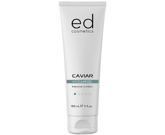 Гель для вмивання з екстрактом чорної ікри ED Cosmetics Caviar Micellar Gel, 150 ml, фото 