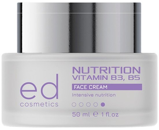 Крем для лица с витаминами B3, B6 ED Cosmetics Nutrition Vitamin B3, B5 Face Cream, 50 ml