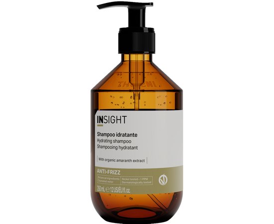 Шампунь увлажняющий для всех типов волос Insight Anti-Frizz Hair Hydrating Shampoo, изображение 3