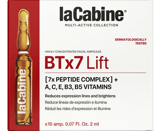 Концентрированная лифтинговая сыворотка La Cabine BTx7 Lift Ampoule, изображение 2