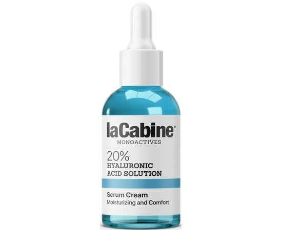 Увлажняющая крем-сыворотка для лица La Cabine Hyaluronic Monoactives 20% Serum Cream, 30 ml, изображение 2