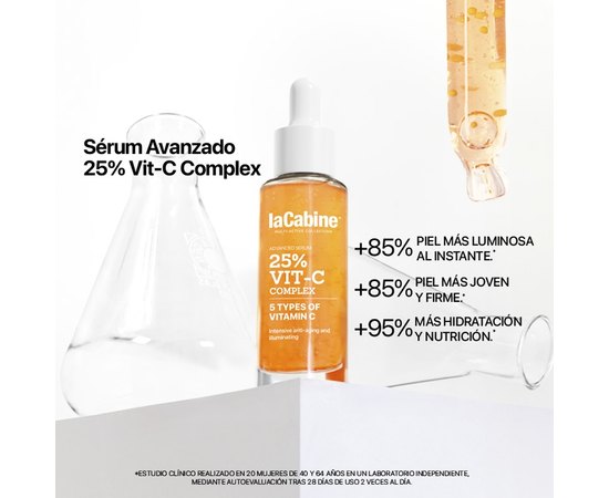 Сыворотка для лица с витамином C La Cabine Vit-C 25% Complex Advanced Serum, 30 ml, изображение 3