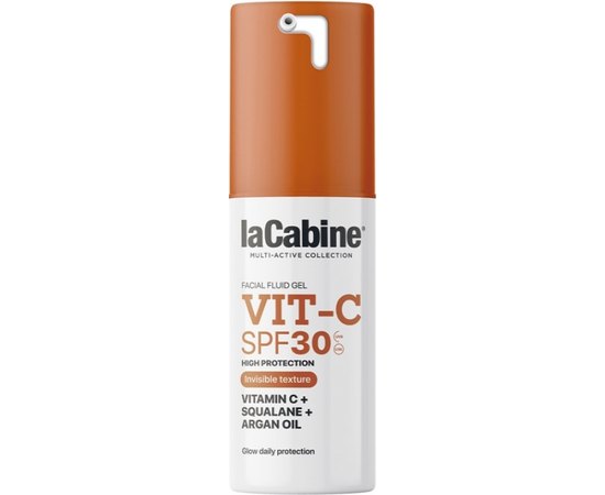 Солнцезащитный гель-флюид для лица LaCabine Vit-C Invisible SPF30 Fluid, 30 ml, изображение 3