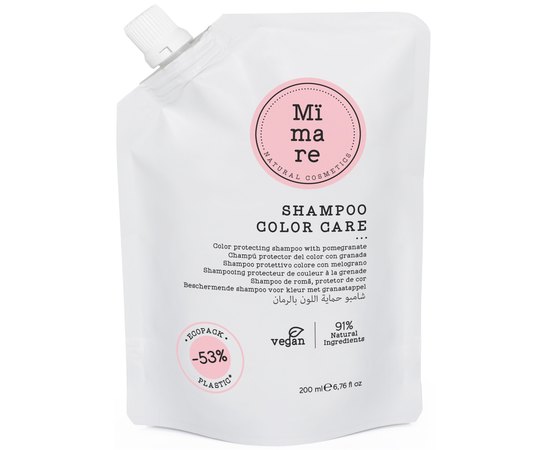 Шампунь для захисту кольору з гранатом Mimare Color Care Shampoo, фото 