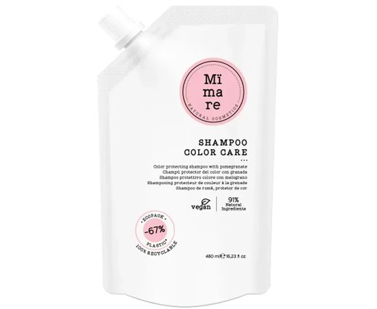 Шампунь для захисту кольору з гранатом Mimare Color Care Shampoo, фото _ab__is.image_number.default
