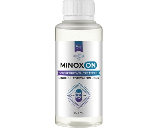 Лосьон мужской для роста волос Minoxon Minoxidil 5%, изображение 2