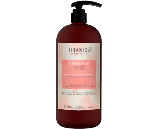 Восстанавливающий шампунь Ohanic Restore & Repair Shampoo, изображение 3