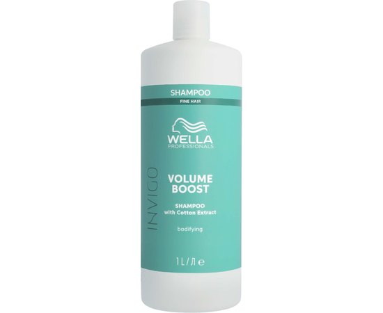 Шампунь для объема волос Wella Professionals Invigo Volume Boost Bodifying Shampoo, изображение 3