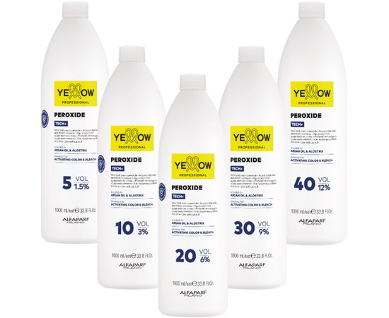 Оксидант Yellow Professional Color Peroxide, 1000 ml, фото 