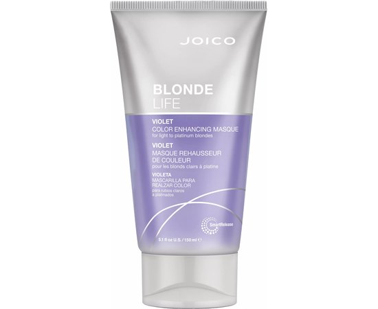 Маска для посилення кольору волосся Фіолетова Joico Blonde Life Color Enhancing Masque Violet, 150 ml, фото 