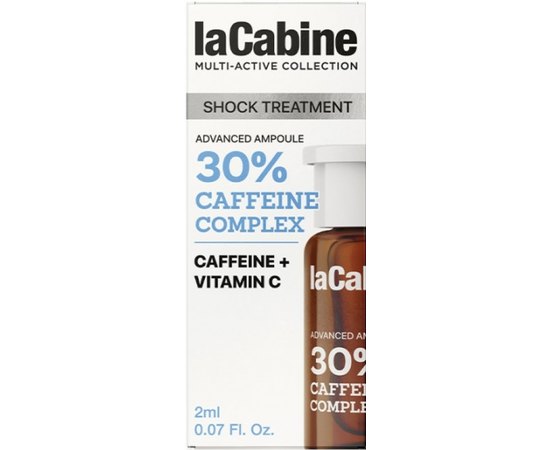Висококонцентрована сироватка для контуру очей La Cabine Caffeine 30% Complex + Vit.C Advanced Ampoule, 2 ml, фото 