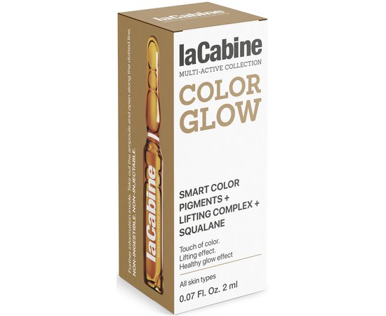 Тонирующая концентрированная сыворотка с эффектом сияния La Cabine Color Glow Ampoules, 2 ml