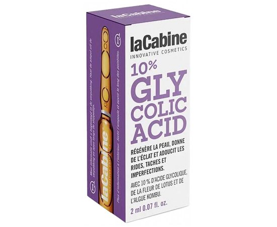 Концентрована сироватка з відлущувальним ефектом La Cabine Glycolic Acid 10% Ampoules, 2 ml, фото _ab__is.image_number.default