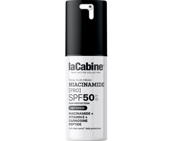 Солнцезащитный крем-флюид для лица La Cabine Niacinamide Pro SPF50 Fluid Sunscreen, 30 ml, изображение 2