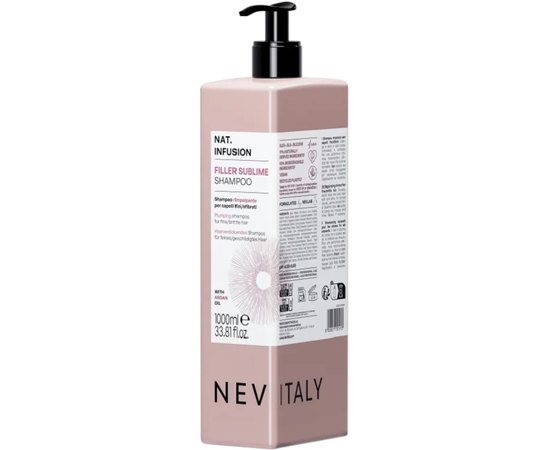 Шампунь для объема волос Nevitaly Filler Sublime Replumping Shampoo, изображение 2
