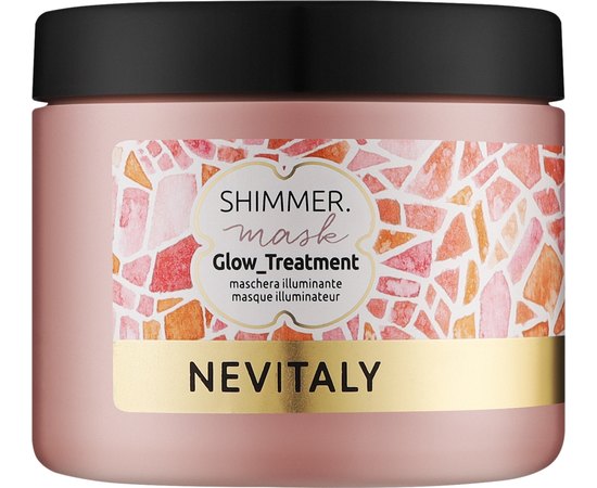 Маска для гладкости и восстановления волос Nevitaly Shimmer Glow Treatment Mask, изображение 2