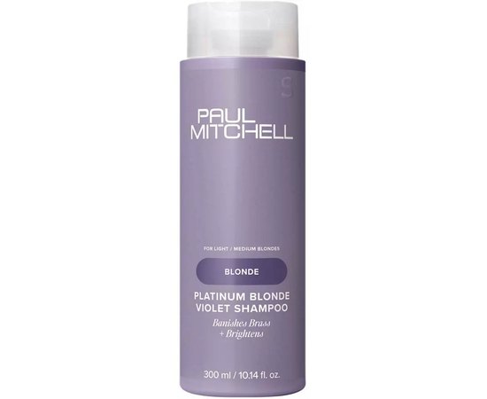 Шампунь для светлых, седых и осветленных волос Paul Mitchell Platinum Blonde Shampoo, изображение 3