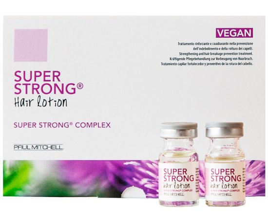 Лосьон для укрепления волос Paul Mitchell Super Strong Hair Lotion, 12x6 ml, изображение 2
