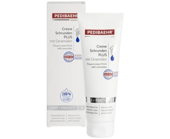 Крем для потрісканої шкіри ніг PLUS з керамідами PediBaehr Creme Schrunden Plus, фото _ab__is.image_number.default