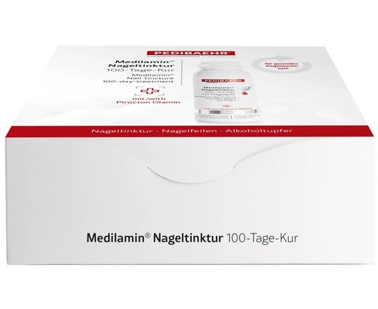 Набор противогрибковый для ногтей 100 дней терапевтического ухода PediBaehr Medilamin, изображение 2