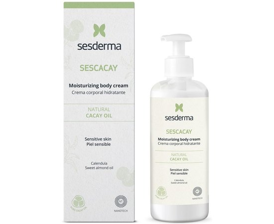 Увлажняющий крем для тела Sesderma Sescacay Moisturizing Body Cream, 250 ml, изображение 2
