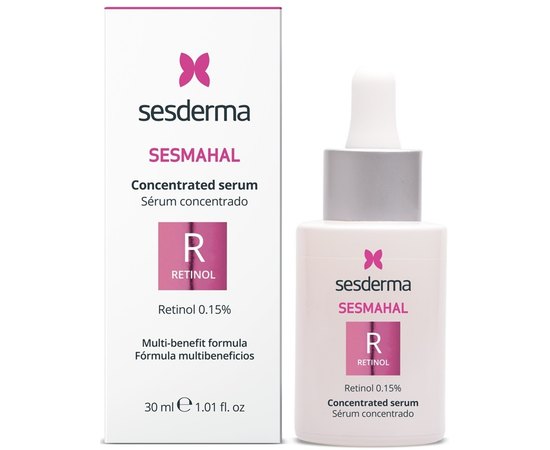 Багатофункціональна концентрована сироватка з ретинолом Sesderma Sesmahal  R - Retinol 0.15% Concentrated Serum, 30 ml, фото _ab__is.image_number.default