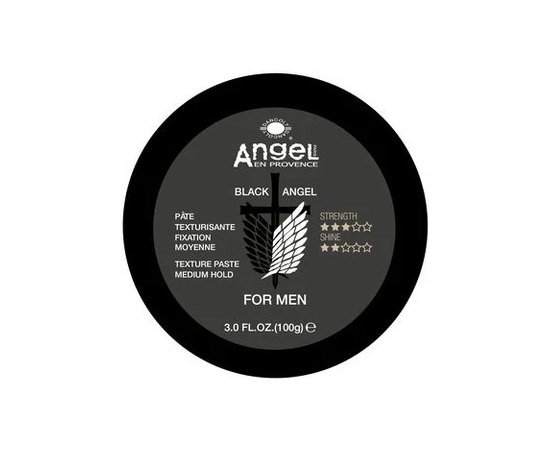Текстурирующая паста Angel Professional Black Angel Texture Paste Med Hold, 100 g