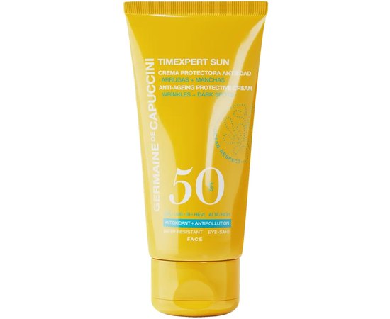 Крем сонцезахисний антивіковий для обличчя Germaine de Capuccini TE Sun. Anti-ageing Protective Cream SPF 50, 50 ml, фото 