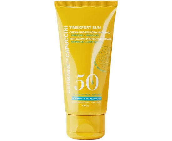Емульсія сонцезахисна антивікова для обличчя Germaine de Capuccini TE Sun Anti-Ageing Protective Fluid, 50 ml, фото 