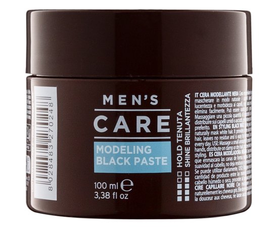 Паста-камуфляж для укладання волосся Kay Pro Men's Care Modeling Black Paste, 100 ml, фото 