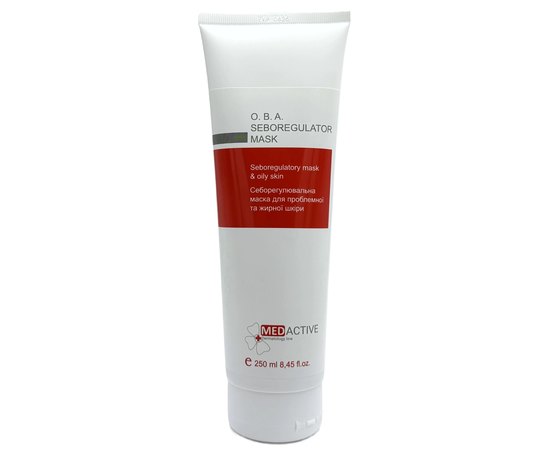 Себорегулювальна маска MedActive O. B. A. Seboregulator Mask Seboregulatory Mask & Oily Skin, 250 ml, фото 