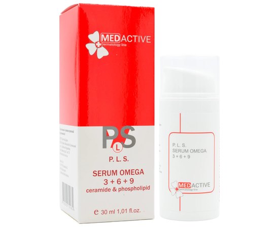 Відновлювальна сироватка омега 3+6+9 MedActive P.L.S. Serum Omega 3 + 6 + 9 Ceramide & Phospholipi, 30 ml, фото _ab__is.image_number.default