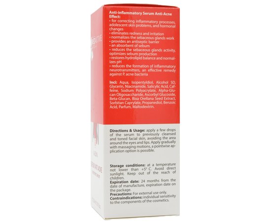 Противовоспалительная сыворотка Анти-акне MedActive А.B.N. Serum Anti Acne Treatment Serum, изображение 4