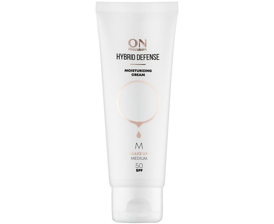 Крем-гибрид защитный увлажняющий SPF 50 OnMacabim System Plus M-Hybrid Defense Moisturizing Cream, 80 ml, изображение 2