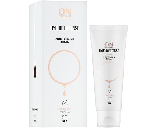 Крем-гибрид защитный увлажняющий SPF 50 OnMacabim System Plus M-Hybrid Defense Moisturizing Cream, 80 ml