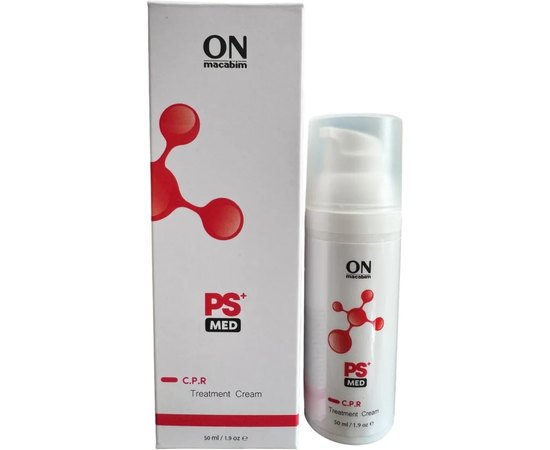 Крем для чувствительной кожи с куперозом OnMacabim PS Med C.P.R. Treatment Cream, 50 ml, изображение 3