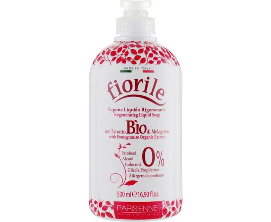 Органічне рідке крем-мило для рук і тіла Parisienne Italia Fiorile Bio Liquid Soap, 500 ml, фото _ab__is.image_number.default