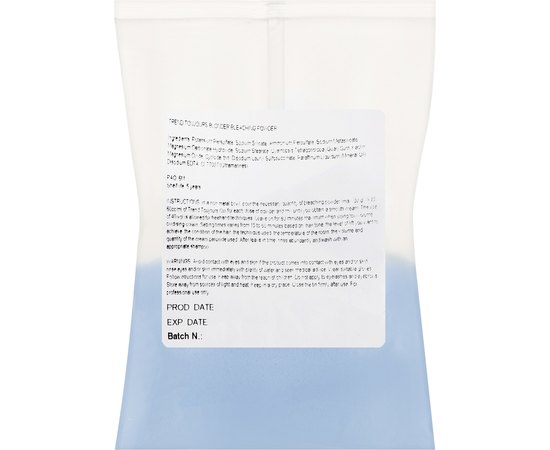 Порошок для осветления волос Trend Toujours Bleaching Powder 9 Tones Plastic Bag ,500 g