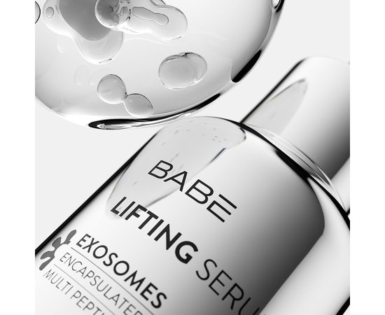 Лифтинг-сыворотка с экзосомами для безинъекционного подтяжки кожи Babe Laboratorios Lifting Serum Exosomes, 30 ml, изображение 2