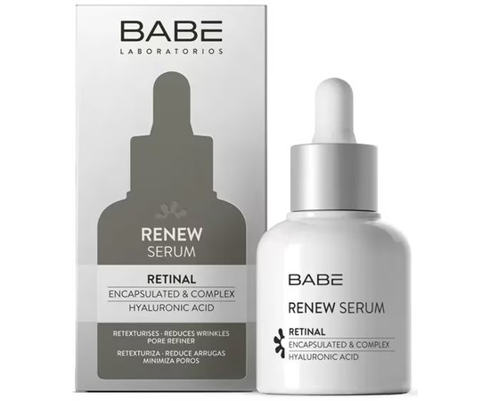 Оновлююча сироватка з ретиналем від зморшок Babe Laboratorios Renew Serum Retinol, 30 ml, фото _ab__is.image_number.default