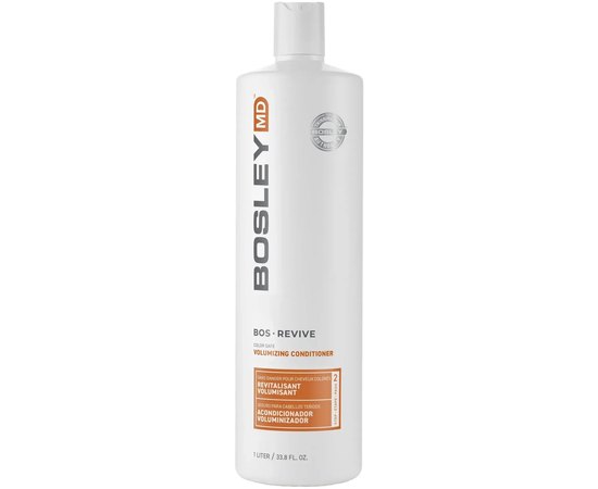 Кондиціонер для обʼєму стоншеного фарбованого волосся Bosley Bos Revive Color Safe Nourishing Conditioner, фото _ab__is.image_number.default