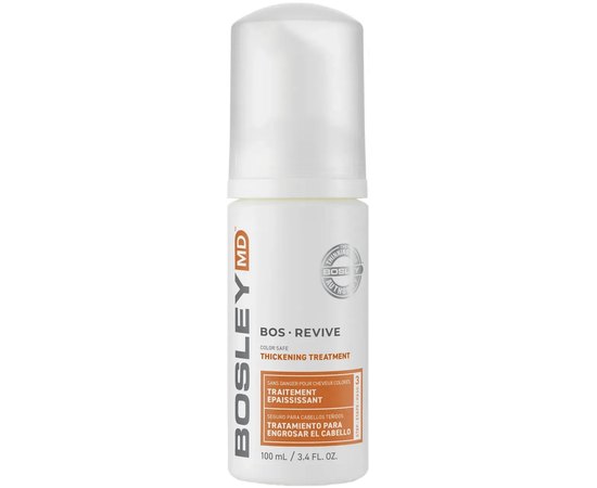 Уплотняющий уход для истонченных окрашенных волос Bosley Bos Revive Color Safe Thickening Treatment, 100 ml