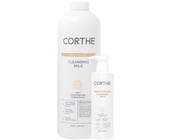 Очищающее молочко для лица Corthe Dermo Essential Cleansing Milk, изображение 2