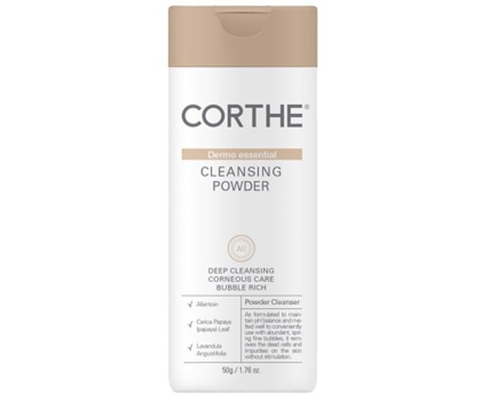 Очищувальна ензимна пудра Corthe Dermo Essential Cleansing Powder, 50 ml, фото 