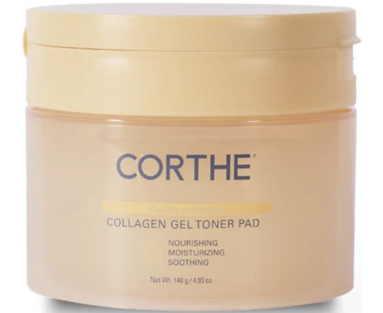 Відновлюючі колагенові тонер-пади Corthe Dermo Essential Collagen Gel Toner Pad, 60 un, фото 
