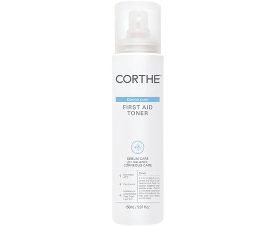 Балансирующий тонер для проблемной кожи Corthe Dermo Pure First Aid Toner, 150 ml
